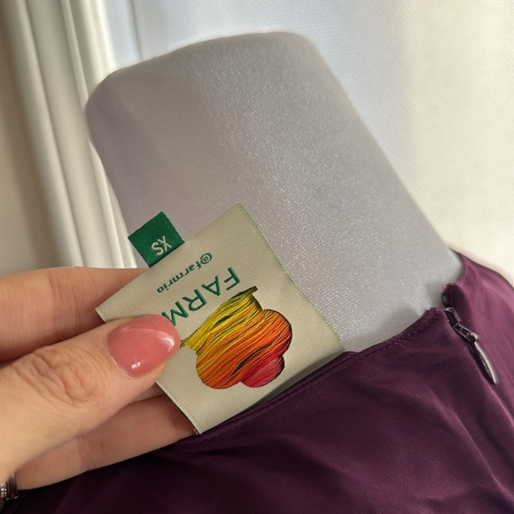 FARM RIO Front Circle Cut Out Midi Dress – PURPLE, XS, $315 - Picture 9 of 11